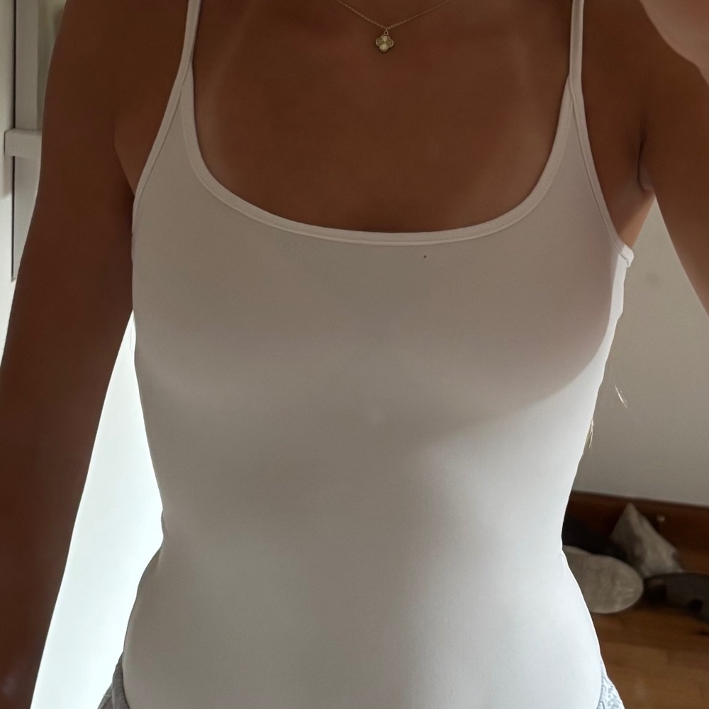 White target bodysuit
